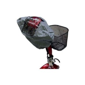 Scooter Tiller Cover With Panel - Grey