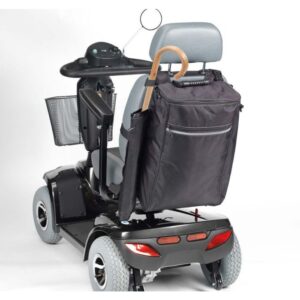 Mobility Scooter Bag with Stick and Crutch Holder
