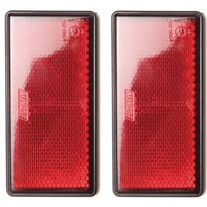 Mobility Scooter / Wheelchair Reflectors (PK2) - Red
