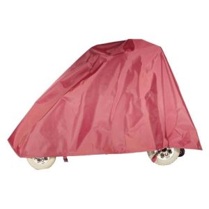 Shaped Lightweight Mobility Scooter Cover - Burgundy (Large)