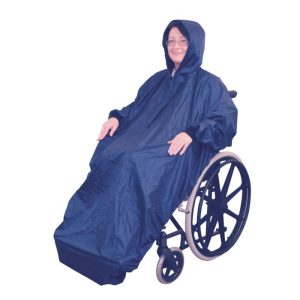 Fleece Lined Wheelchair Mac with Sleeves